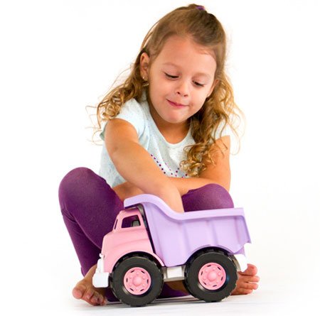 Basculanta-roz-Green-Toys Basculantă roz