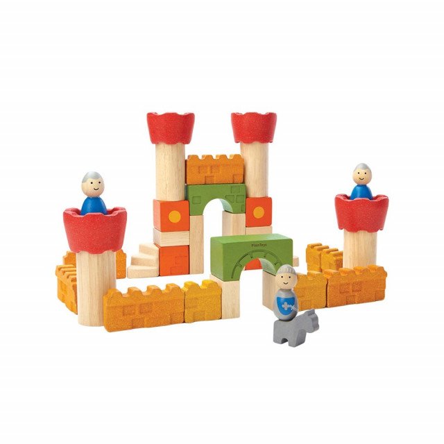 Blocuri-de-castel-PlanToys Blocuri de castel
