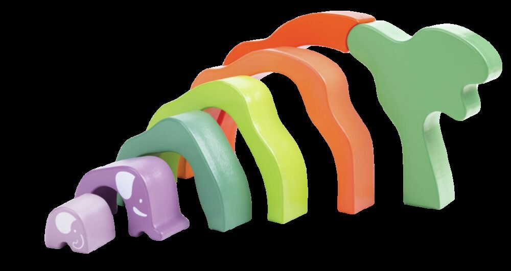 Blocuri-de-stivuit-cu-elefant-Safari-Hape-1 Blocuri de stivuit cu elefant Safari l Safari Elephant Stacking Blocks