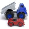 Camion-cu-platforma-si-masina-de-curse-Green-Toys-1 Camion cu platformă și mașină de curse | Flat-Bed Truck & Race Car