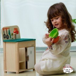 Chiuveta-si-frigider-PlanToys-1 Chiuvetă și frigider | Sink & Fridge