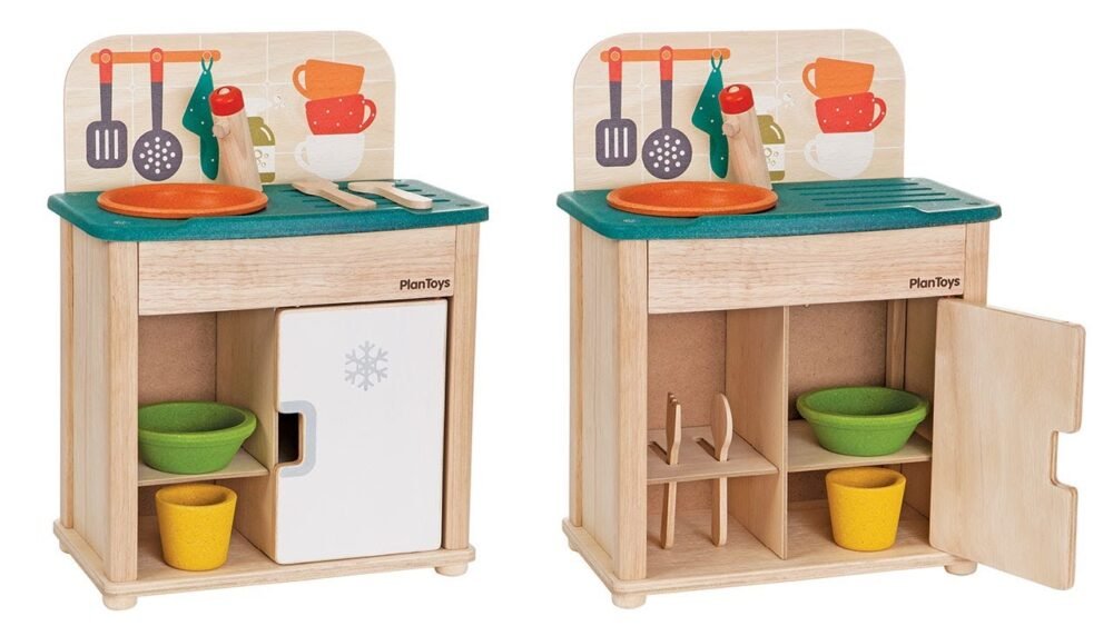 Chiuveta-si-frigider-PlanToys Chiuvetă și frigider