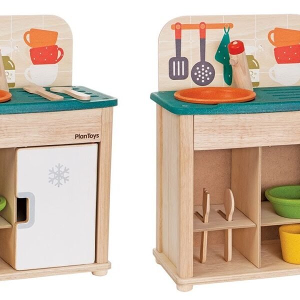 Chiuveta-si-frigider-PlanToys Chiuvetă și frigider