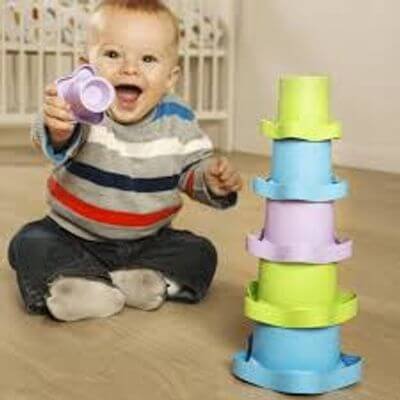 Cupe-stivuibile-Green-Toys-1 Set de Cupe | Stacking Cups
