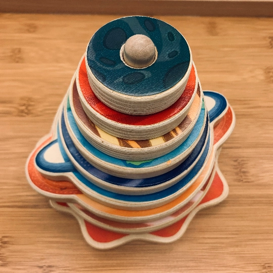 Jucarii-stivuibile-Planete-Mideer-1 Jucării stivuibile - Planete l Stacking Toys - Planets