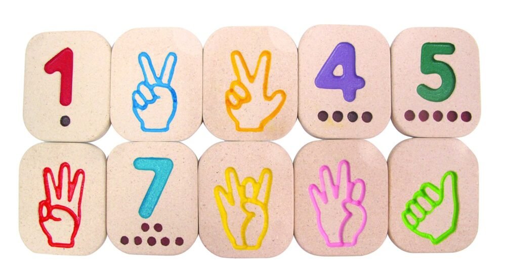 Numere de semn cu mâna 1-10 l Hand Sign Numbers