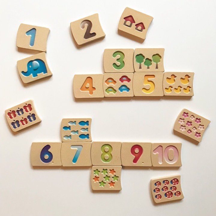 Numerele-1-10-PlanToys-1 Numerele 1-10 l Numbers 1-10