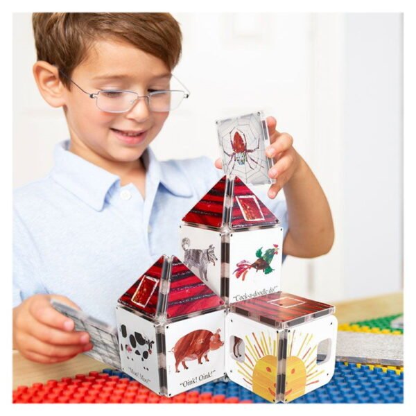 Paianjenul-ocupat-Magna-Tiles Păianjenul ocupat