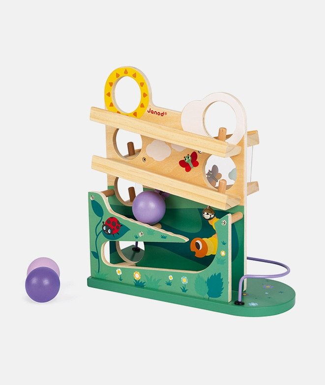 Pista-cu-bile-Caterpillar-Janod-1 Pistă cu bile omida | Caterpillar Ball Track