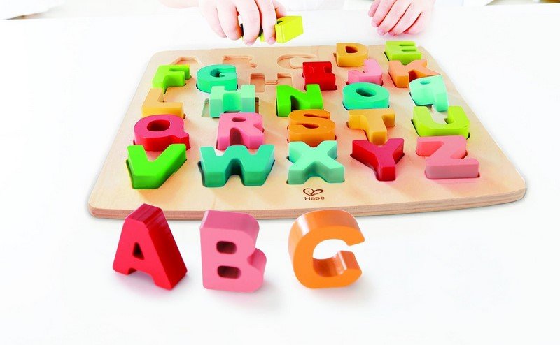 Puzzle cu alfabet gros l Chunky Alphabet Puzzle