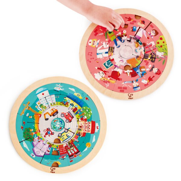 Puzzle-cu-sensul-giratoriu-al-locurilor-de-munca-Hape Puzzle cu sensul giratoriu al locurilor de muncă