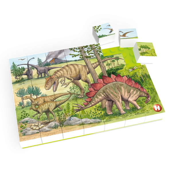Puzzle-din-Lumea-Dinozaurilor-Hubelino Puzzle din Lumea Dinozaurilor
