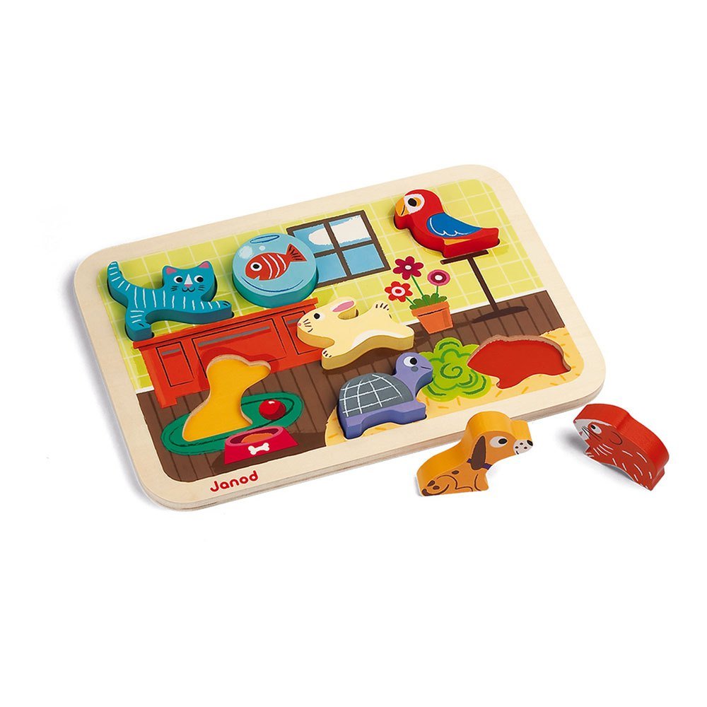 Puzzle-gros-Animo-Janod-1 Puzzle gros cu animale l Animo Chunky Puzzle