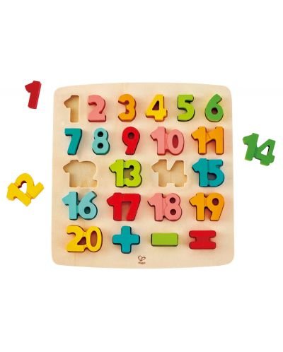 Puzzle-matematic-cu-numere-groase-Hape Puzzle matematic cu numere groase