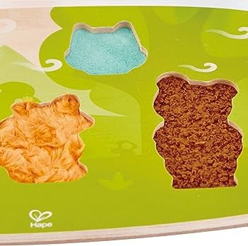 Puzzle-tactil-cu-animale-de-padure-Hape-1 Puzzle tactil cu animale de pădure l Forest Animal Tactile Puzzle