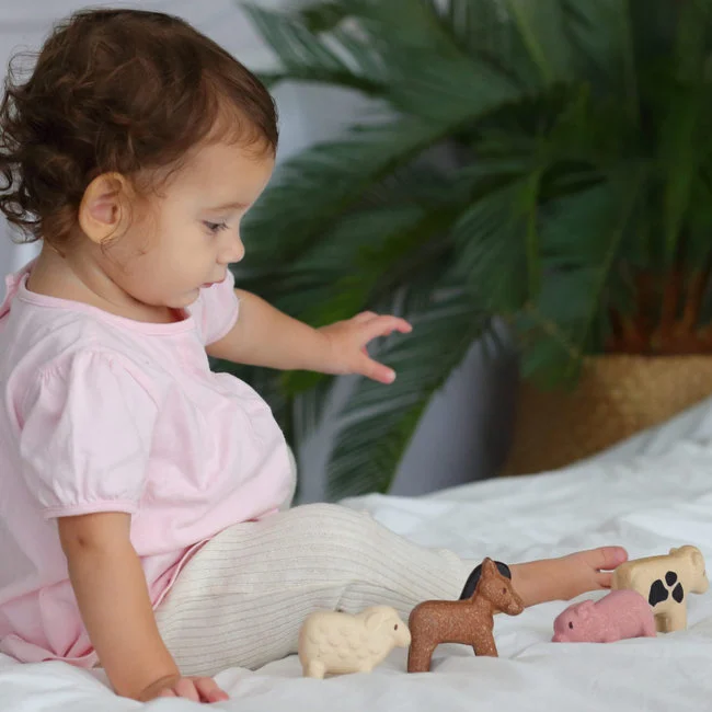 Set-de-animale-de-ferma-PlanToys Set de animale de fermă