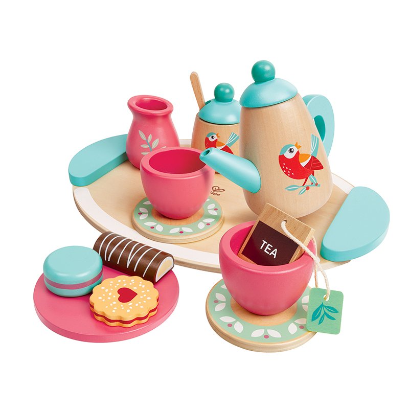Set-de-joaca-din-lemn-pentru-ora-ceaiului-Hape-1 Set de joacă din lemn pentru ora ceaiului l Tea Time Wooden Play Set