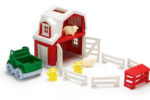 Set-de-joaca-pentru-ferma-Green-Toys Set de joacă pentru fermă