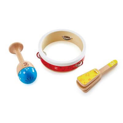 Set-de-percutie-pentru-juniori-Hape Set de percuție pentru juniori