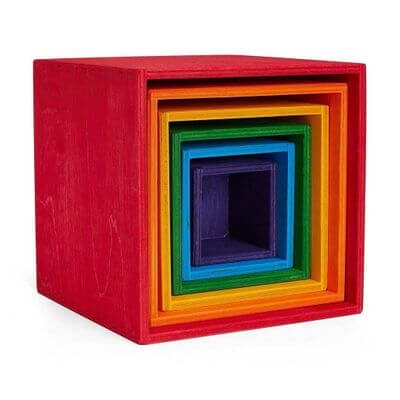 Set-mare-de-cutii-Curcubeu-Grimms Set mare de cutii - Curcubeu