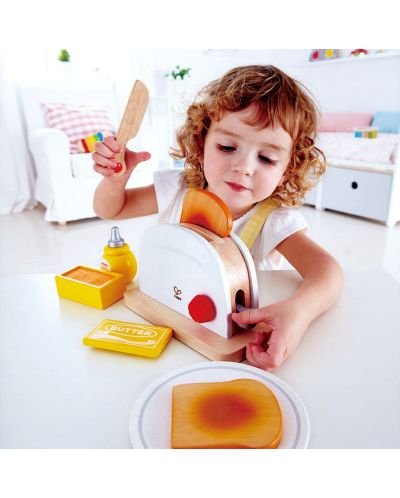 Set-prajitor-de-paine-pop-up-Hape-1 Set prăjitor de pâine pop-up l Pop-up Toaster Set