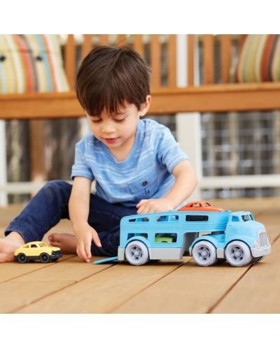 Transportator-auto-Green-Toys-1 Transportator auto l Car Carrier